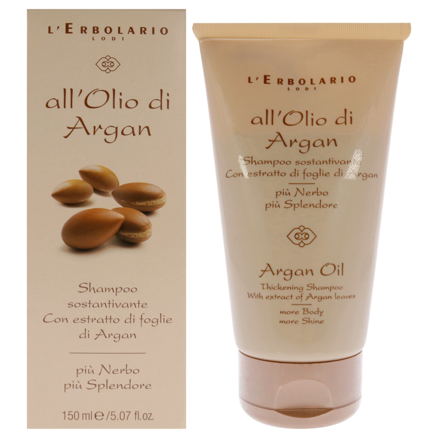 Shampooing Argan Oil Thickening par LEbolario pour unisexe - 5,07 oz de shampooing