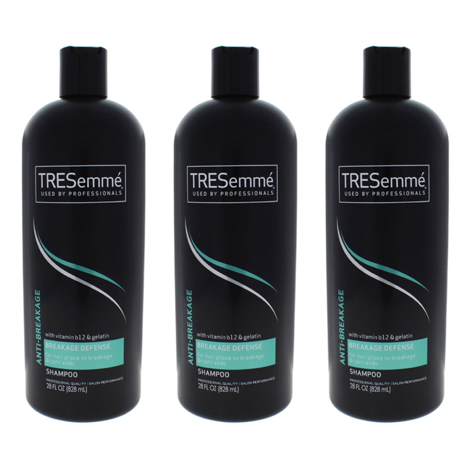Anti-Breakage Shampoo by Tresemme for Unisex - 28 oz Shampoo - Pack of 3