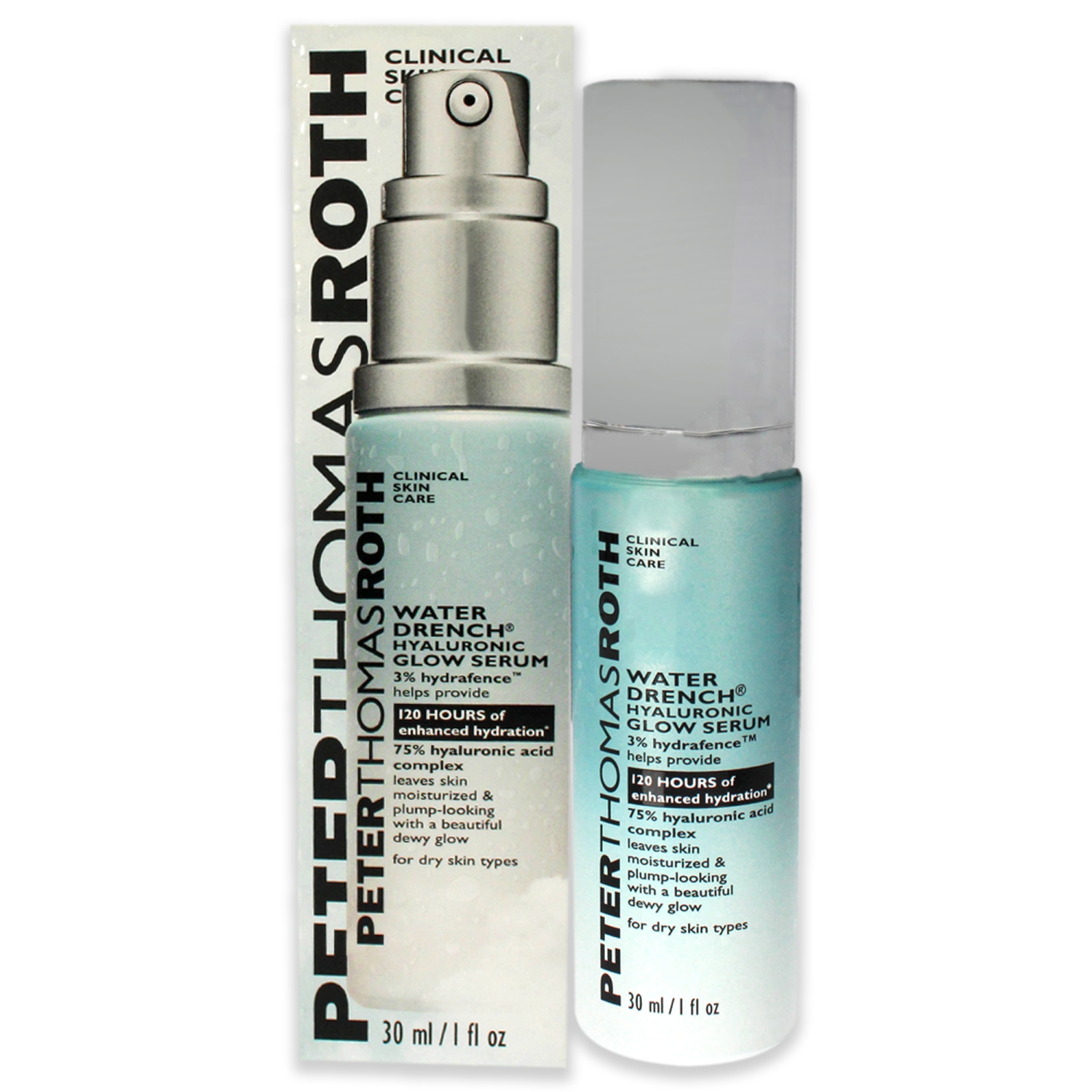 Sérum Water Drench Hyaluronic Glow par Peter Thomas Roth pour Unisexe - 1 oz de sérum