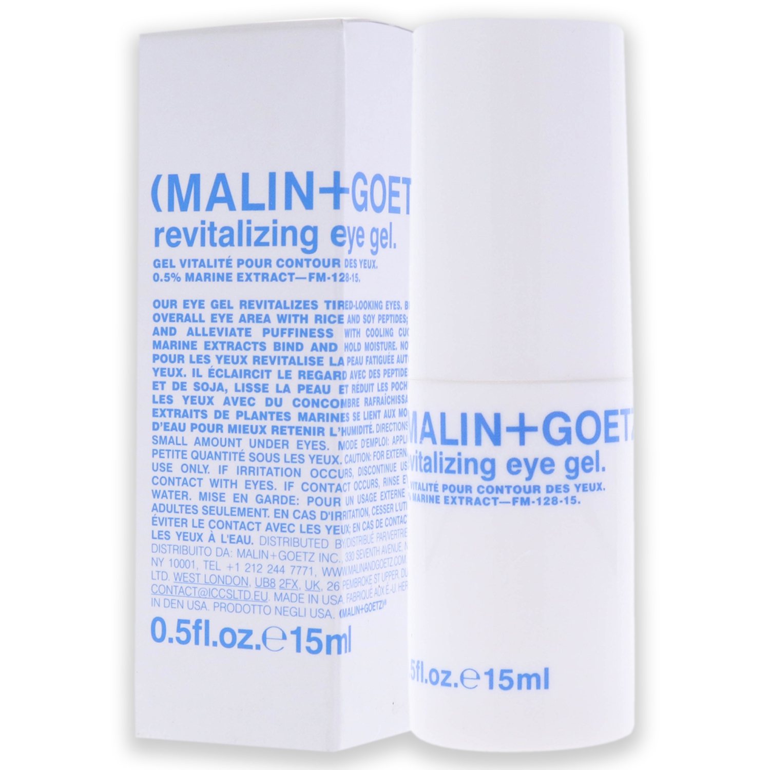 Revitalizing Eye Gel by Malin + Goetz for Women - 0.5 oz Gel