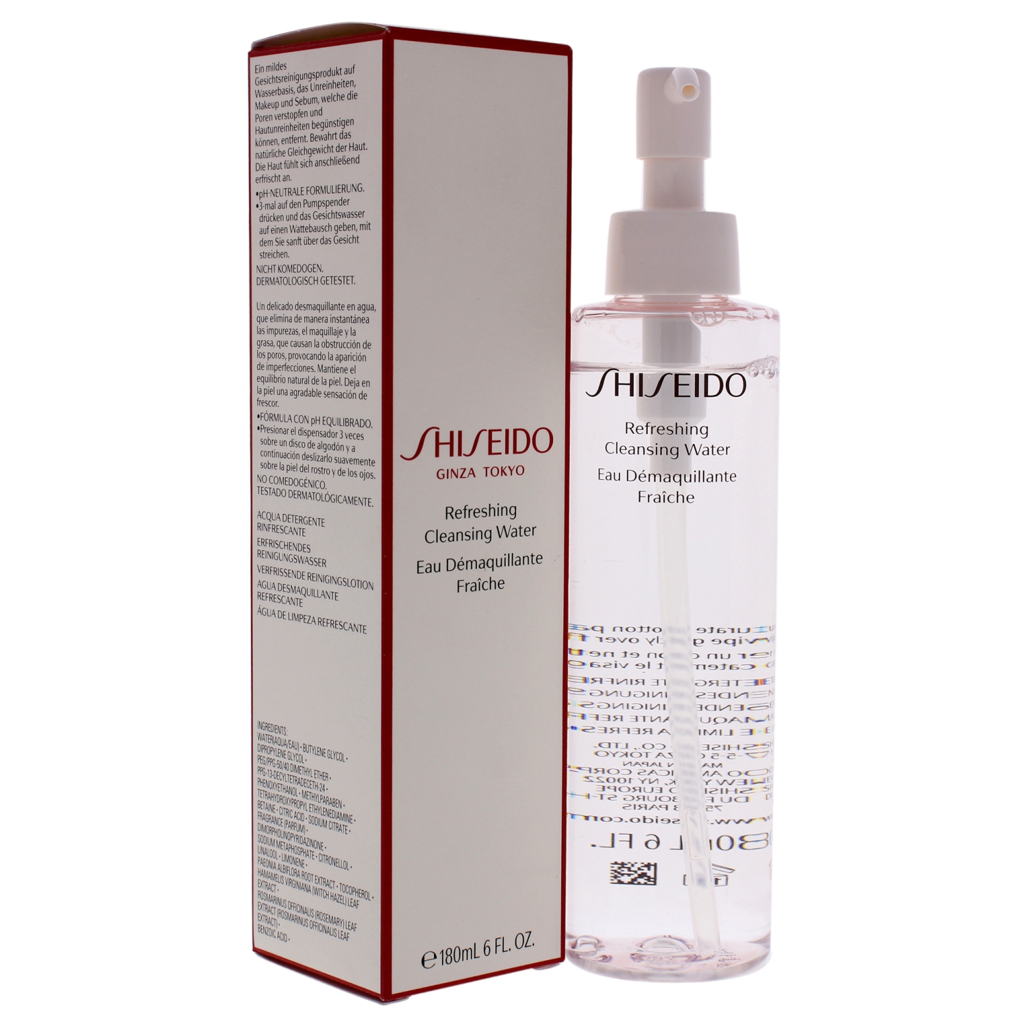 Refreshing Cleansing Water by Shiseido for Women - 6 oz Cleanser