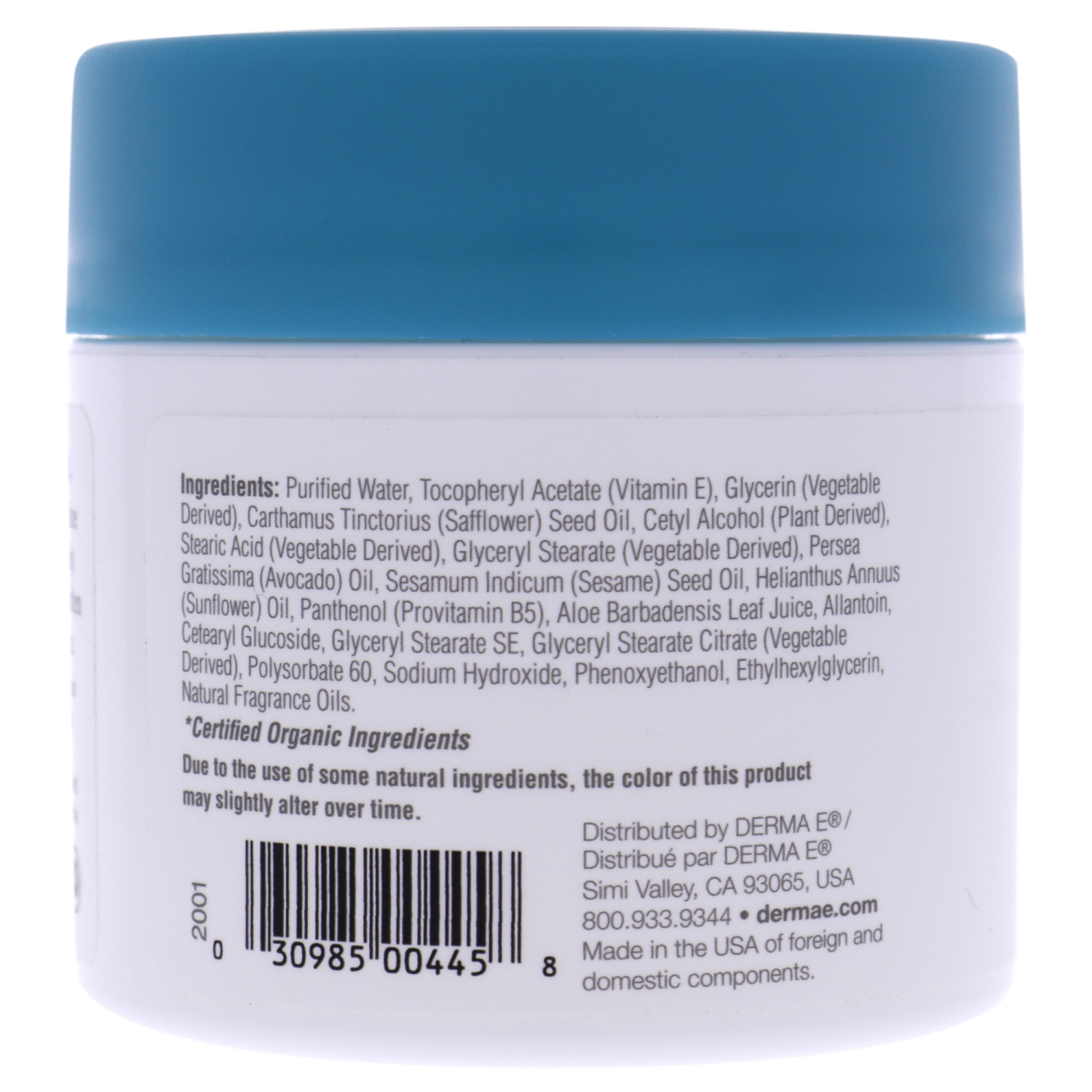 Tea Tree And Vitamin E Relief Cream by Derma-E for Unisex - 4 oz Cream