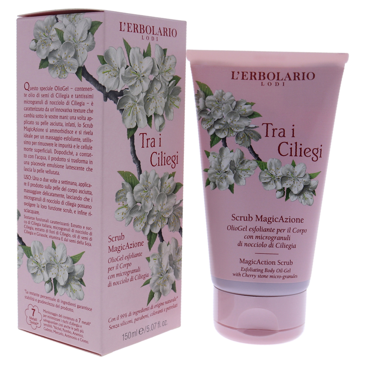 Magic Action Scrub - Tra I Ciliegi by LErbolario for Unisex - 5.07 oz Scrub