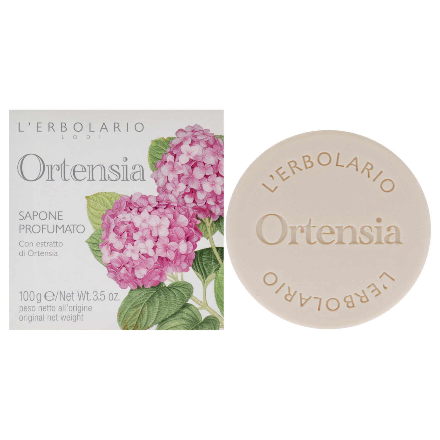 Savon parfumé - Hydrangea de LErbolario pour unisexe - savon 3,5&nbsp;oz