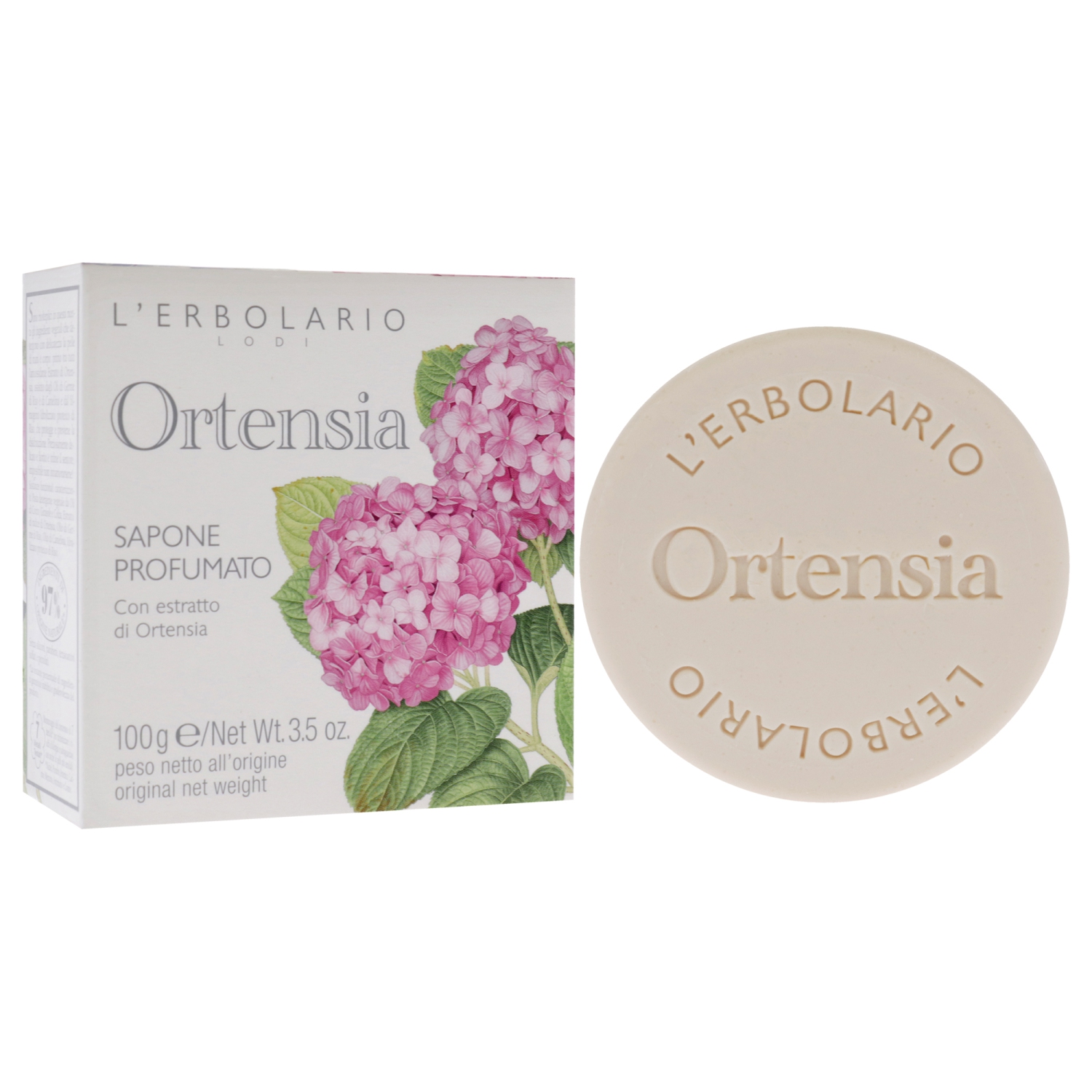 Savon parfumé - Hydrangea de LErbolario pour unisexe - savon 3,5&nbsp;oz