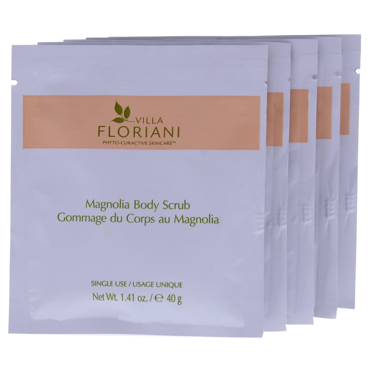 BodyActive Body Scrub - Magnolia by Villa Floriani for Women -5 x 1.41 oz Scrub