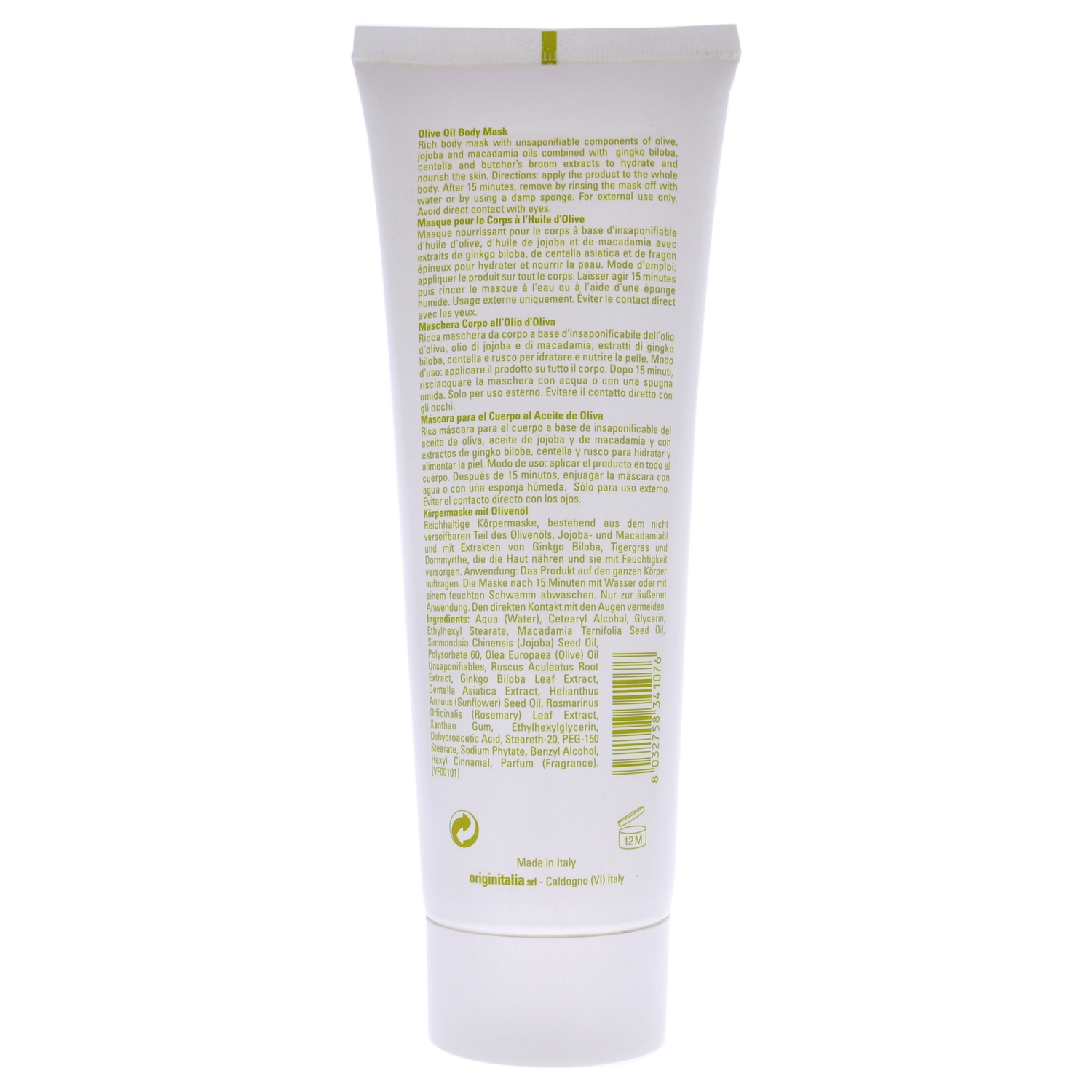 Body Mask - Olive Oil by Villa Floriani for Women - 8.45 oz Body Mask