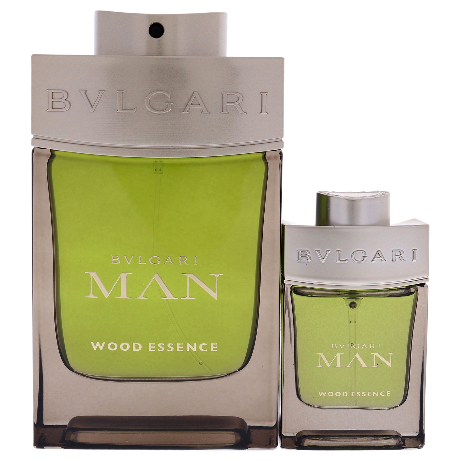 Bvlgari Man Wood Essence by Bvlgari for Men - 2 Pc Gift Set 3.4oz EDP, 0.5oz EDP Spray