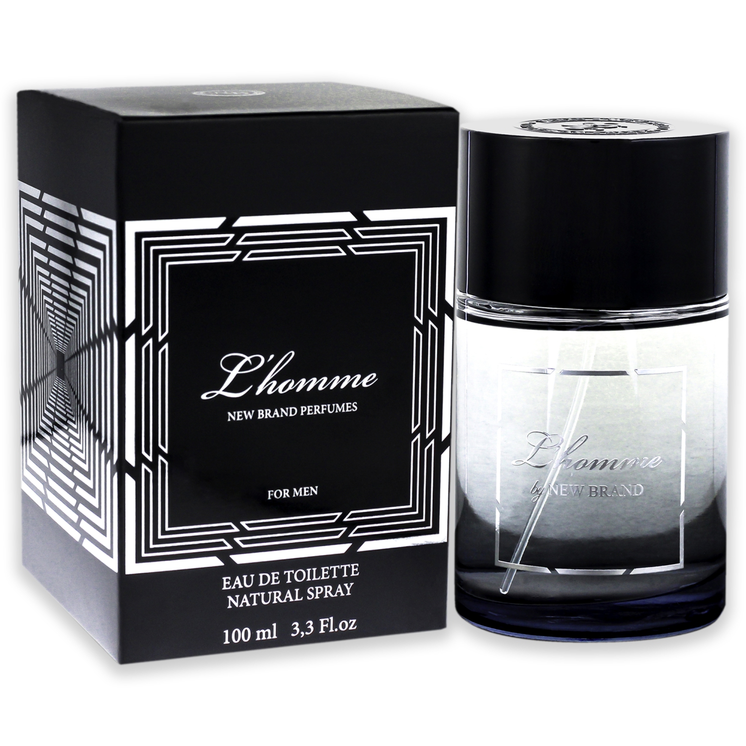 L Homme by New Brand for Men - 3.3 oz EDT Spray