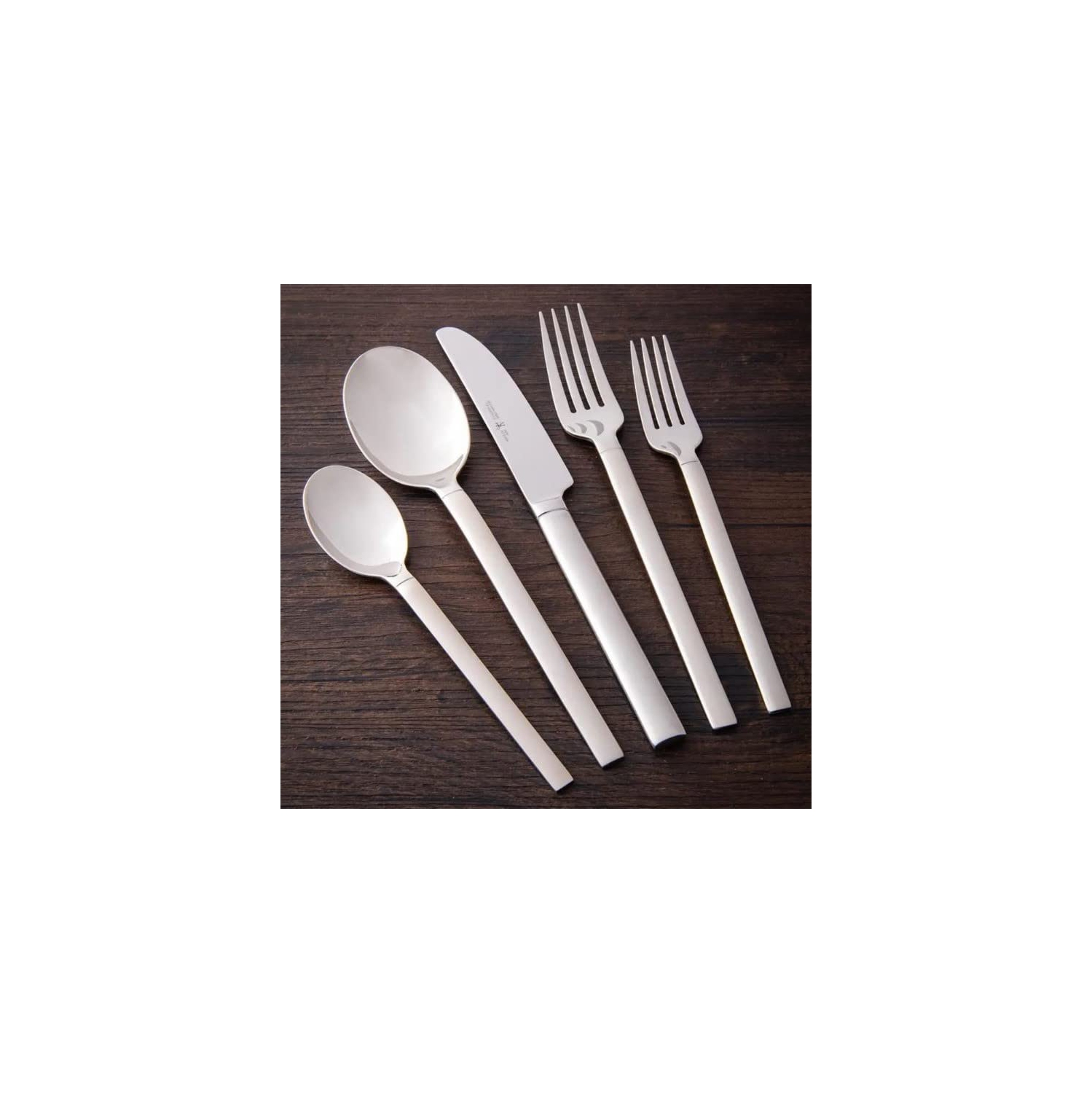 HENCKELS Carrara 20 Piece Flatware Set Polished