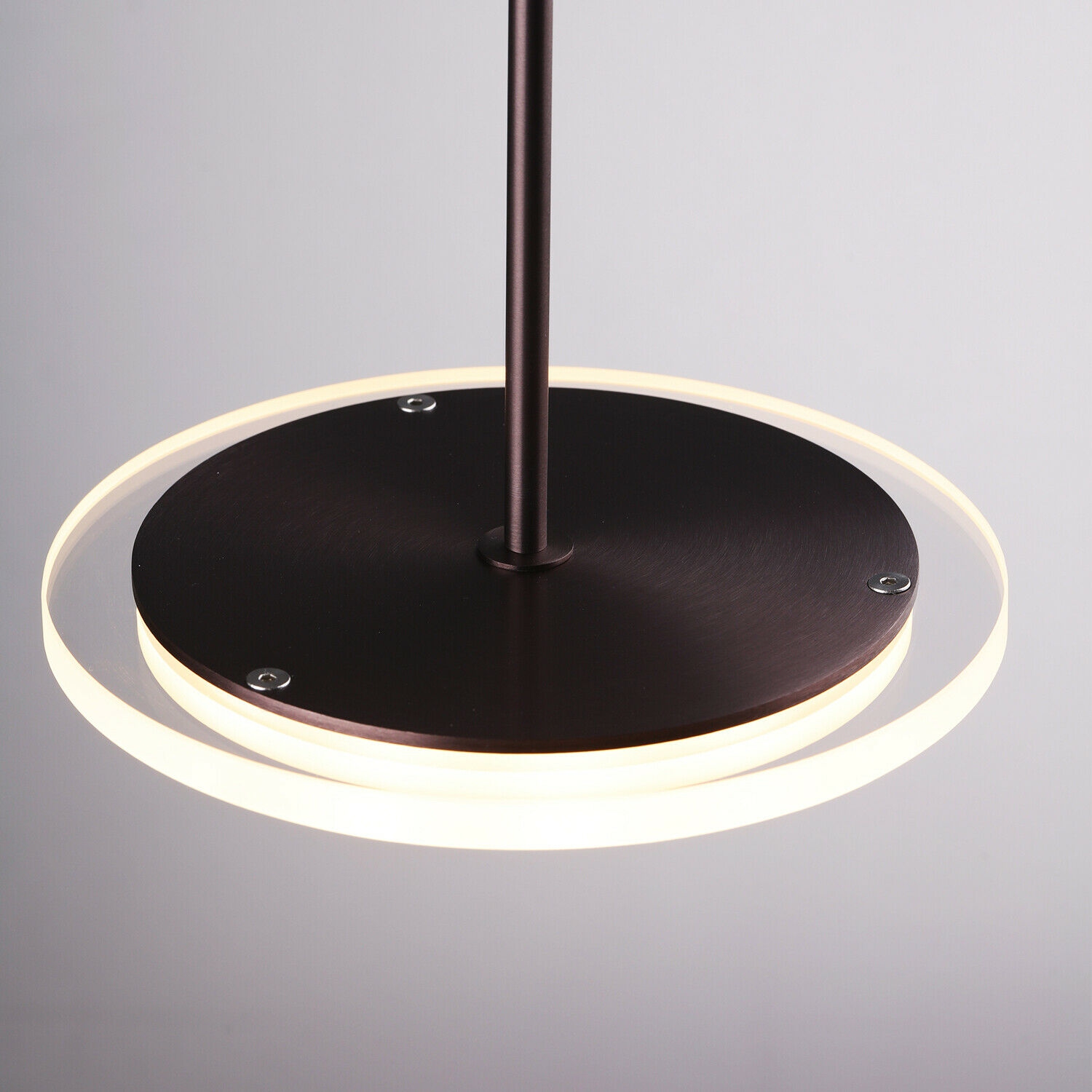 Tubicen LED Dimmable Pendant Light , 8W Kitchen Island Dining Table Pendant Lamp, Uniform Light Hanging Ceiling Light Fixtures, 11.8”-126” Height