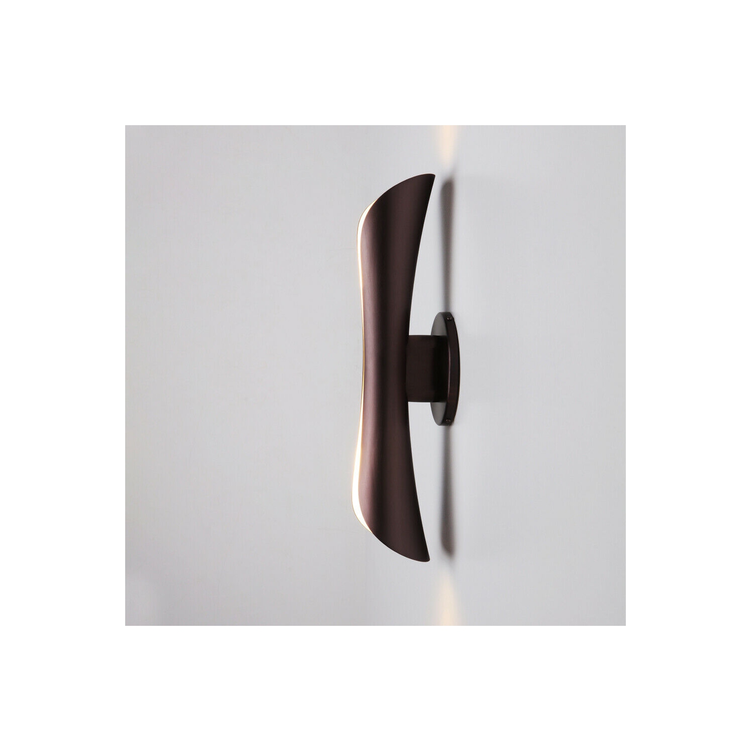 Tubicen Indoor Wall Sconce Light Up Down, 2-Lights Metal Wall Lamp Sconce Lighting Fixture, LED Dimmable Wall Light for Living Room Bedroom Hallway,