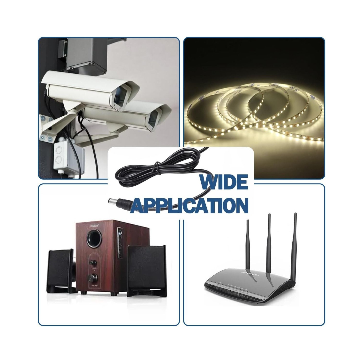 ISTAR DC Power Extension Cable 5 Meters, For Electronics Appliances & Cameras