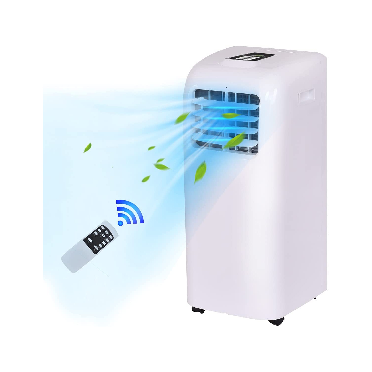 Gymax Portable Air Conditioner Cooling Fan Dehumidifier 8000BTU w/ Remote Control