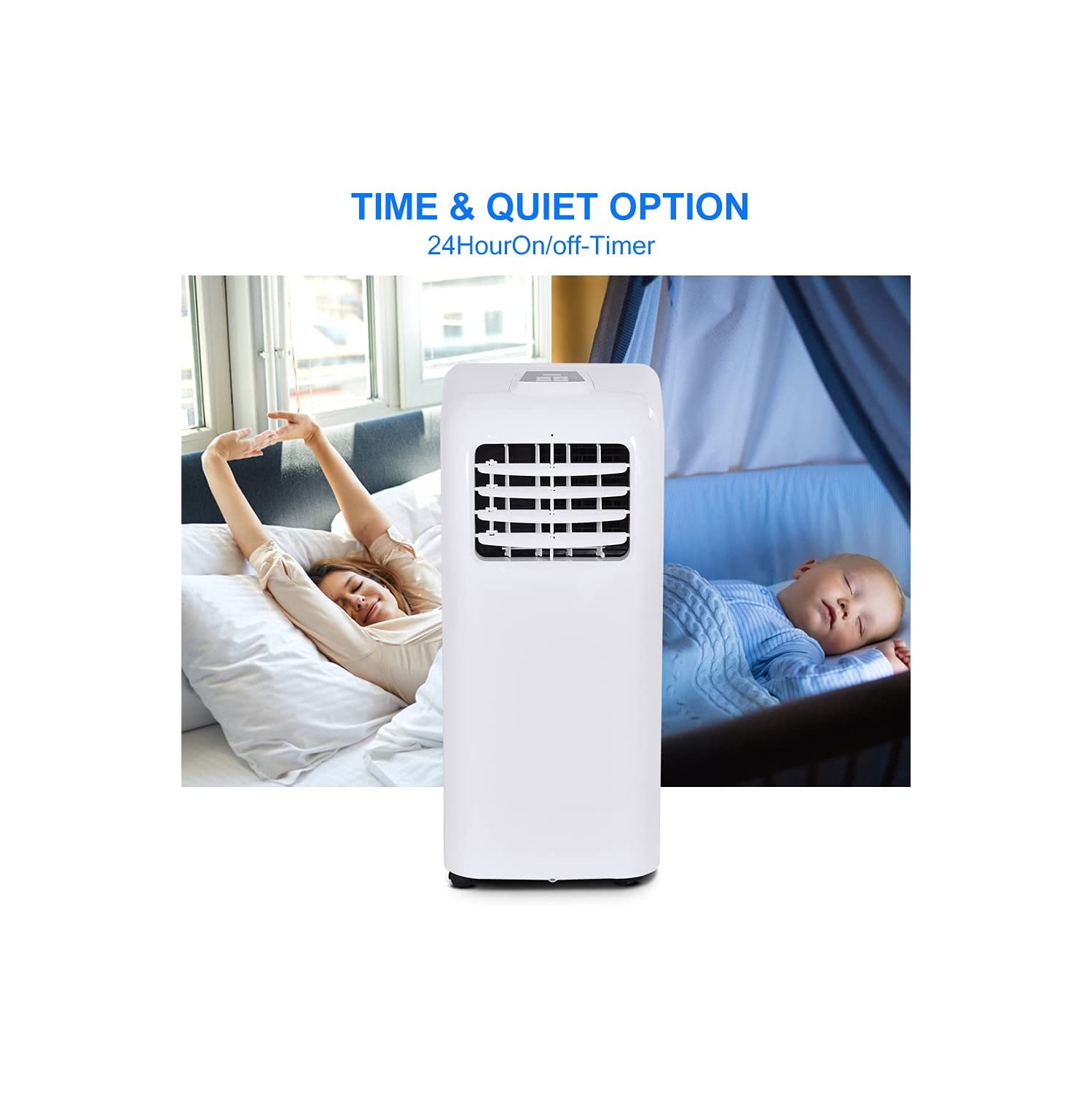 Gymax Portable Air Conditioner Cooling Fan Dehumidifier 8000BTU w/ Remote Control