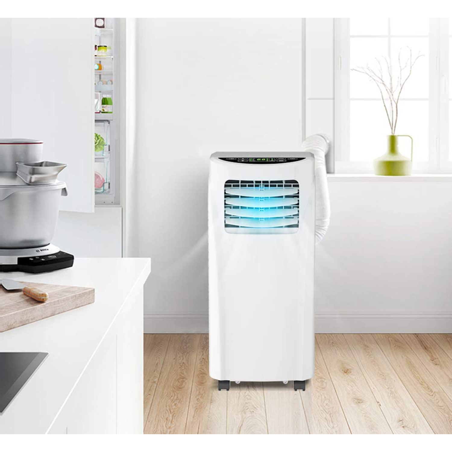 Gymax 3-in 1 Portable Air Conditioner Cooler Fan Dehumidifier 8000BTU w/ Wheels