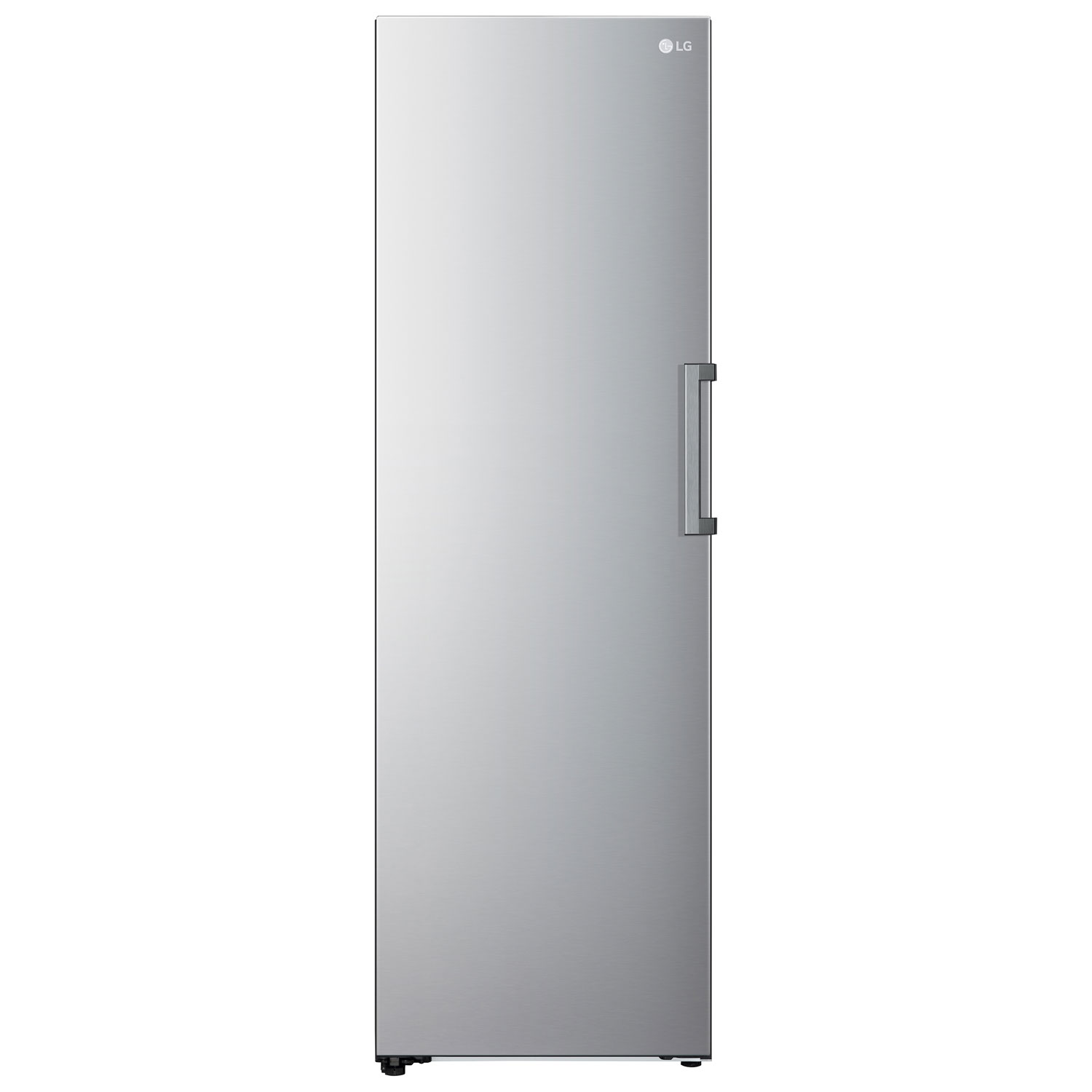 LG 24" 11.4 Cu. Ft. Frost-Free Counter-Depth Column Freezer (LROFC1104V) - Platinum Silver Steel