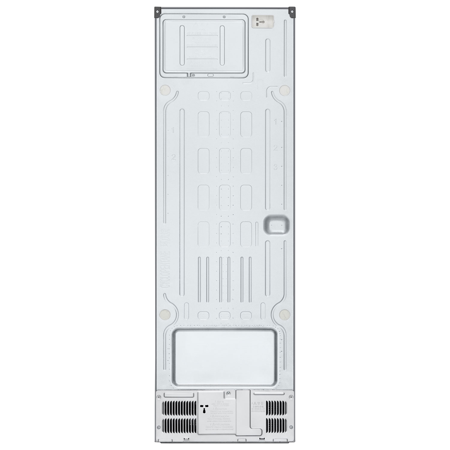 Congélateur colonne profondeur comptoir sans givre 11,4 pi³ de LG-Acier argenté platine