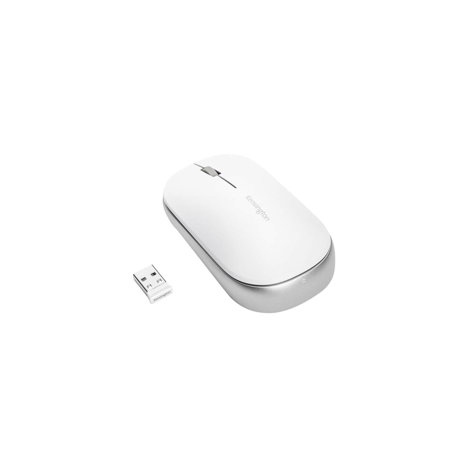 Kensington SureTrack Dual 4000 DPI Wireless Optical Mouse - White -
