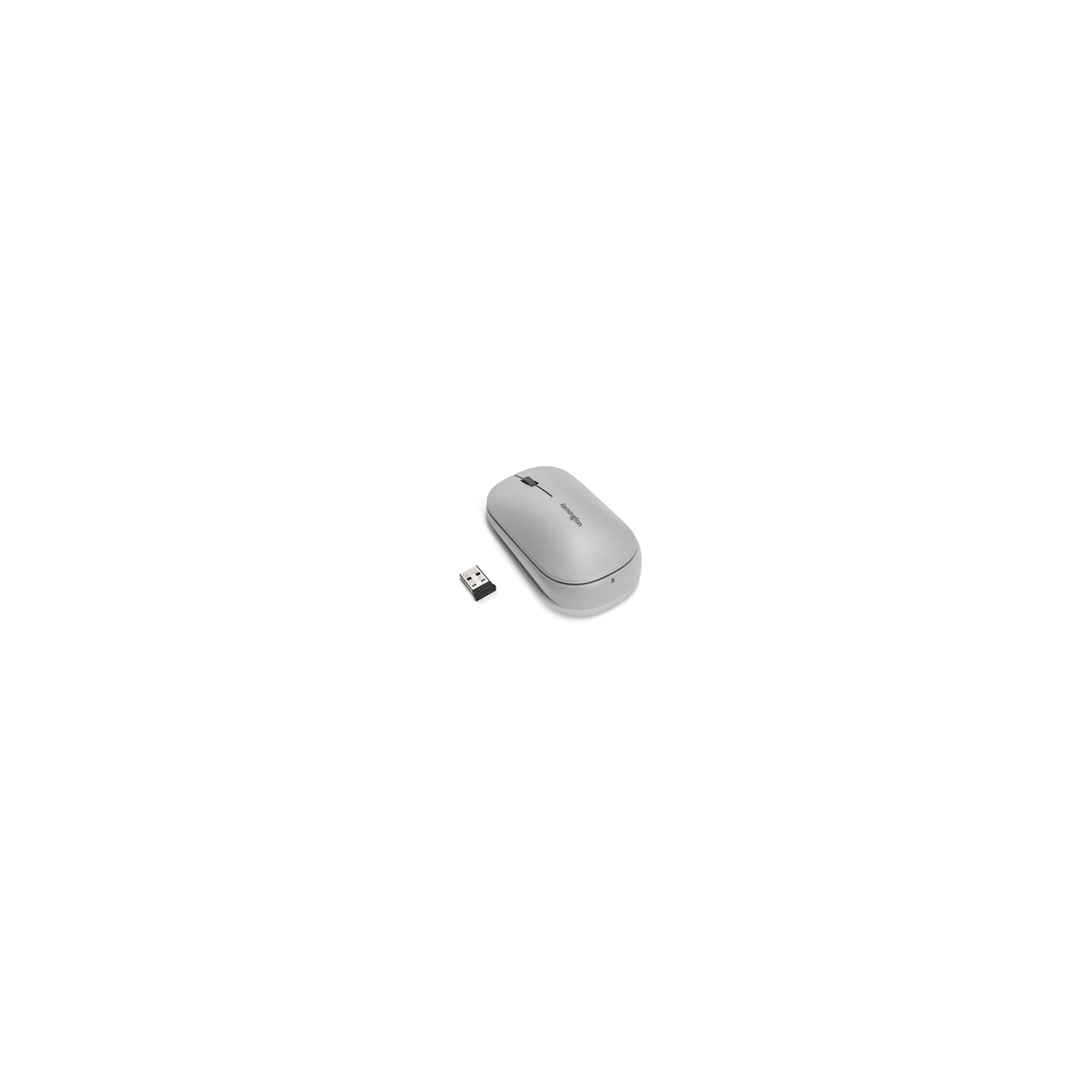Kensington SureTrack Dual 4000 DPI Wireless Optical Mouse - Gray -