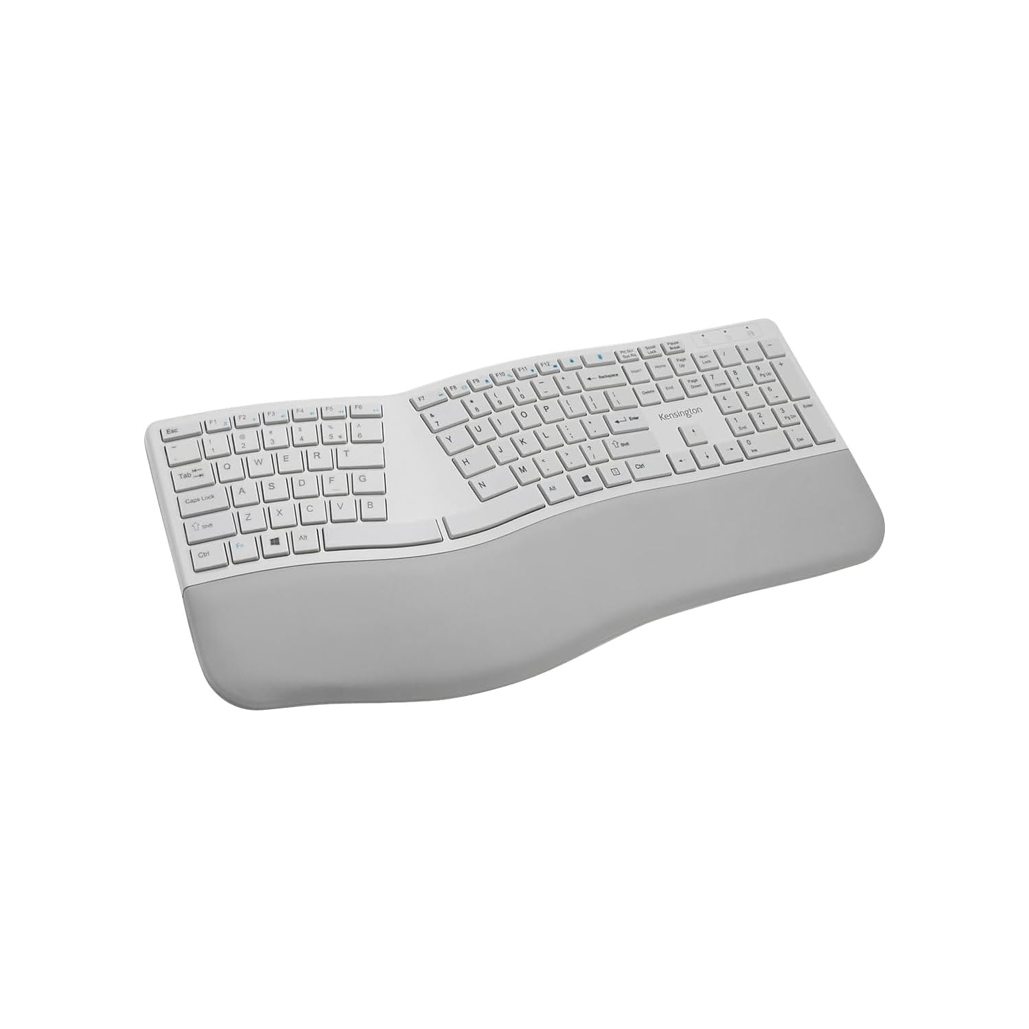 Kensington Pro Fit Wireless Ergonomic Keyboard - Gray - (75402)