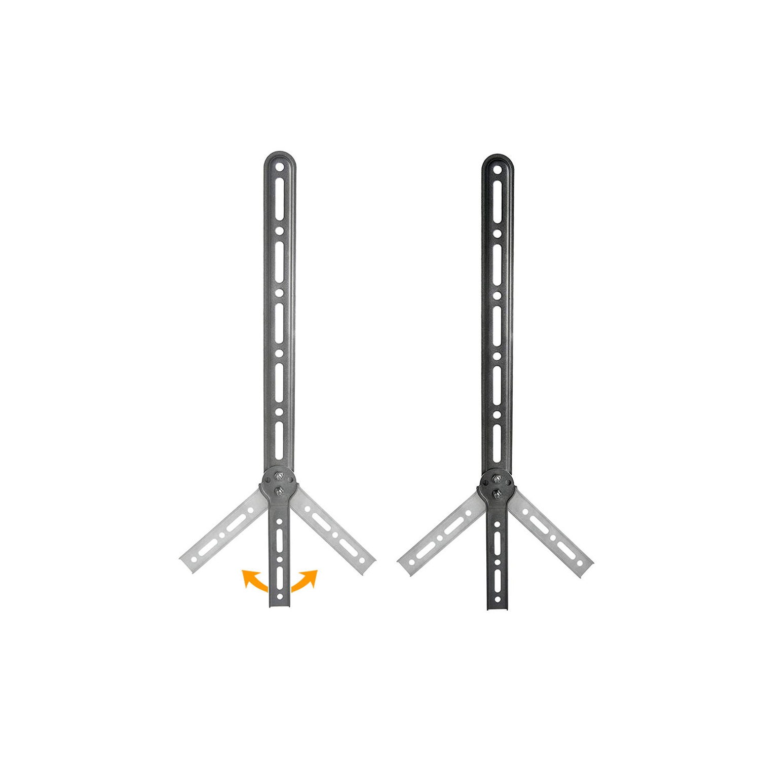 Supports et meubles pour téléviseur de 23 à 65 po; Support universel pour barre de son avec bras réglables convenant aux écrans pesant jusqu’à 33 lb