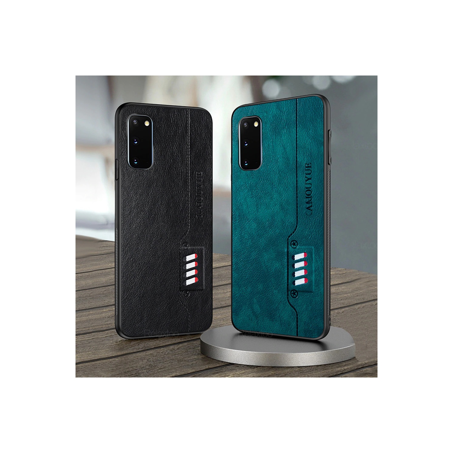 Fashion Leather Texture Shockproof Case Ultra Light Back Cover for Samsung Galaxy A71