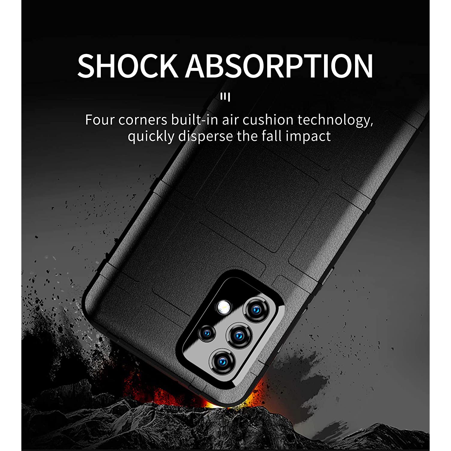 Hard Back Case Rugged Shield Silicone Shockproof Cover for Samsung Galaxy Note 20