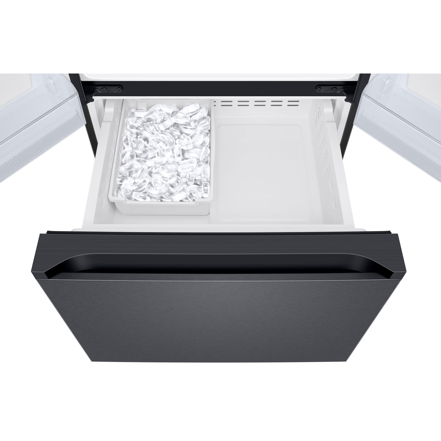 Réfrigérateur à deux portes 22,1 pi³ 30 po de Samsung - Acier inoxydable noir