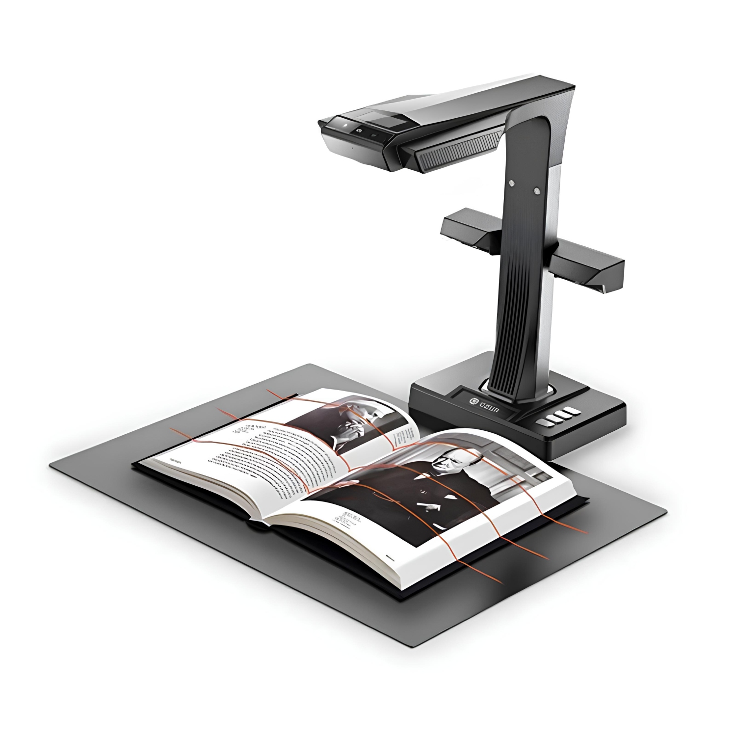 CZUR Book Scanner - A3 Overhead Document Scanner - 25MP Camera, OCR, HDMI - Office, Library & Classroom Use | ET25 Pro