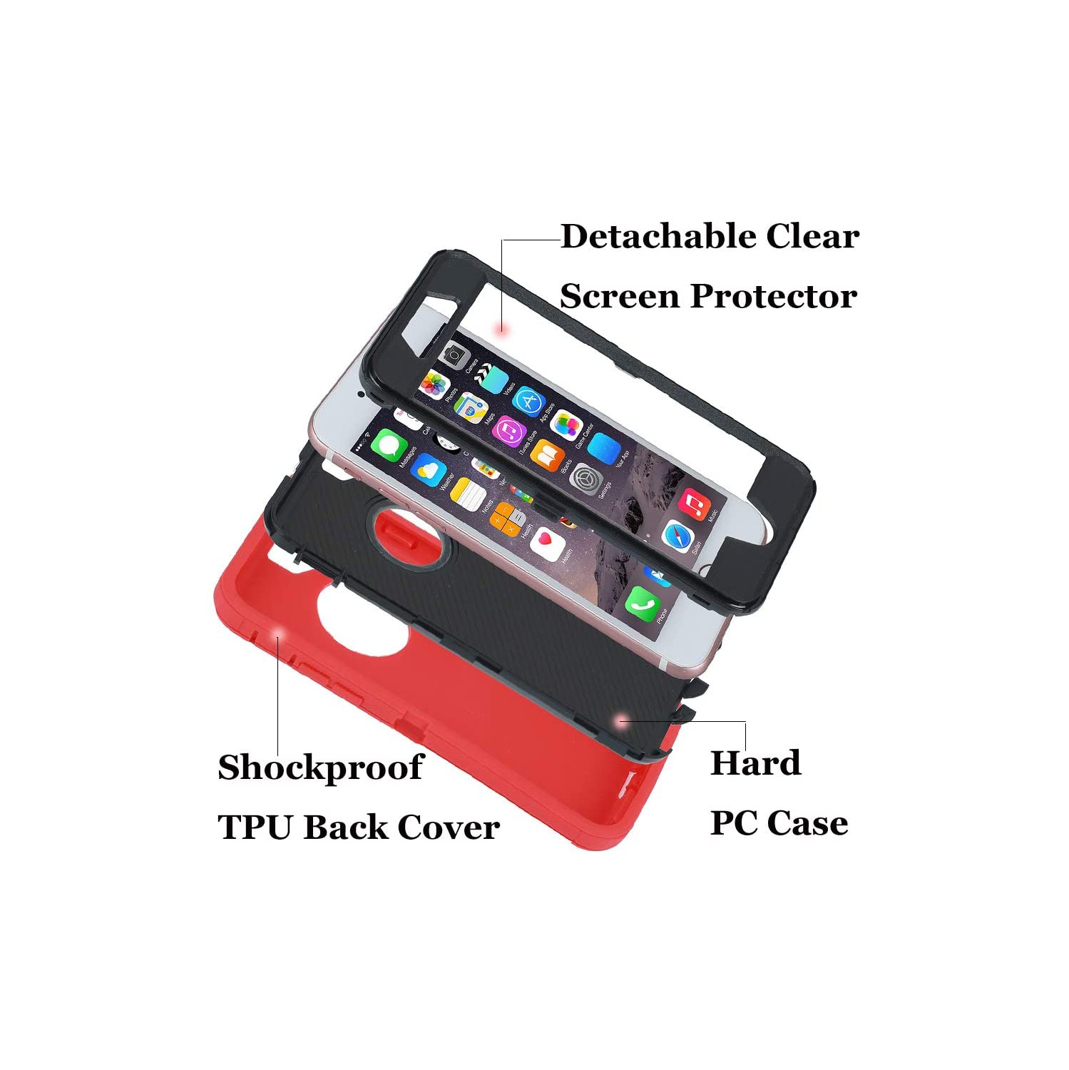 Siège d’auto pour protection contre les chutes de 3 couches, résistant aux chocs, robuste Defender, iPhone 7G/iPhone 8G/se 2020, lime