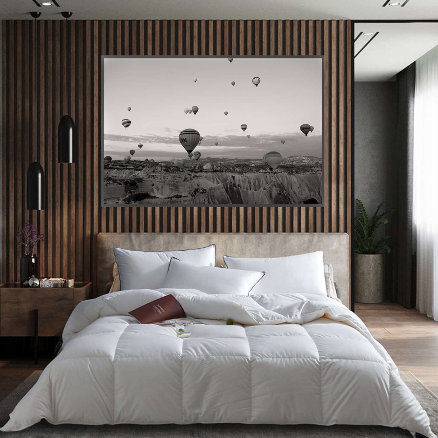 Highland Feather 725 Fill Power Canadian Hutterite White Goose Down Duvet 700TC Pure Cotton Casing with Corner Ties CARMEL Awarded Duvet All Season