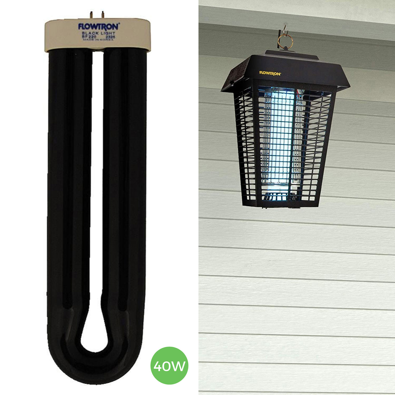 Ampoule UV de rechange de 40 W de Flowtron pour lanterne chasse-moustique BK80CCN