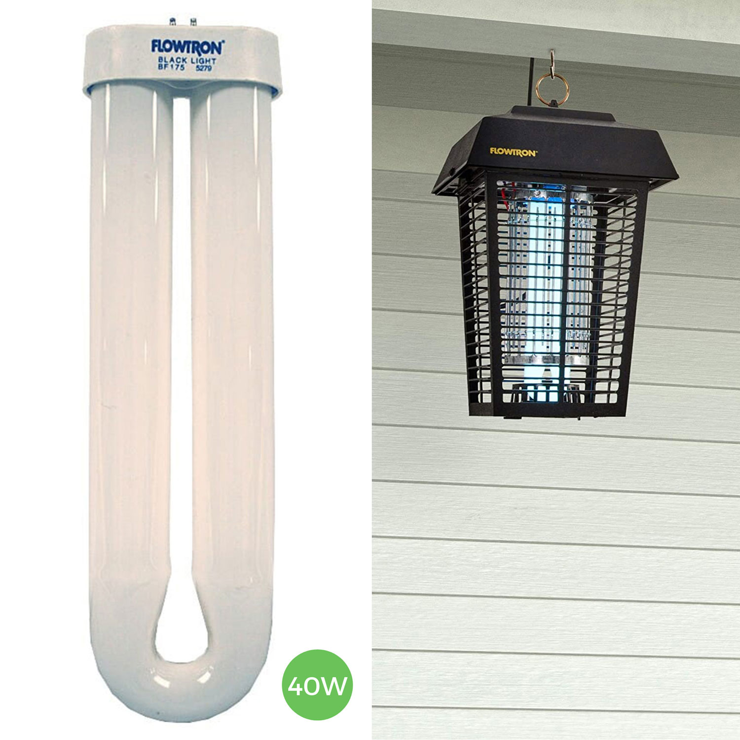 Ampoule UV de rechange de 40 W de Flowtron pour lanterne chasse-moustique BK40CCN