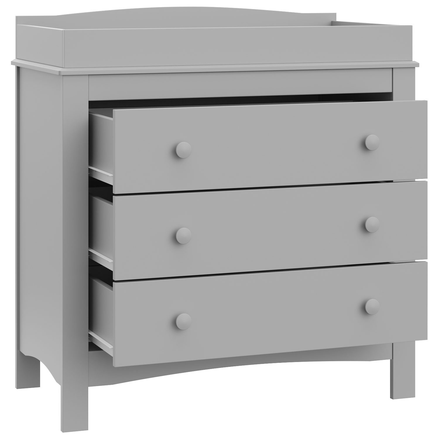 Graco Noah 3-Drawer Changing Table Chest - Pebble Grey