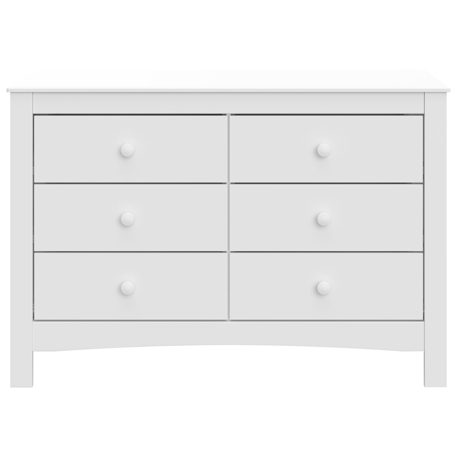 Commode double à 6 tiroirs Noah de Graco - Blanc