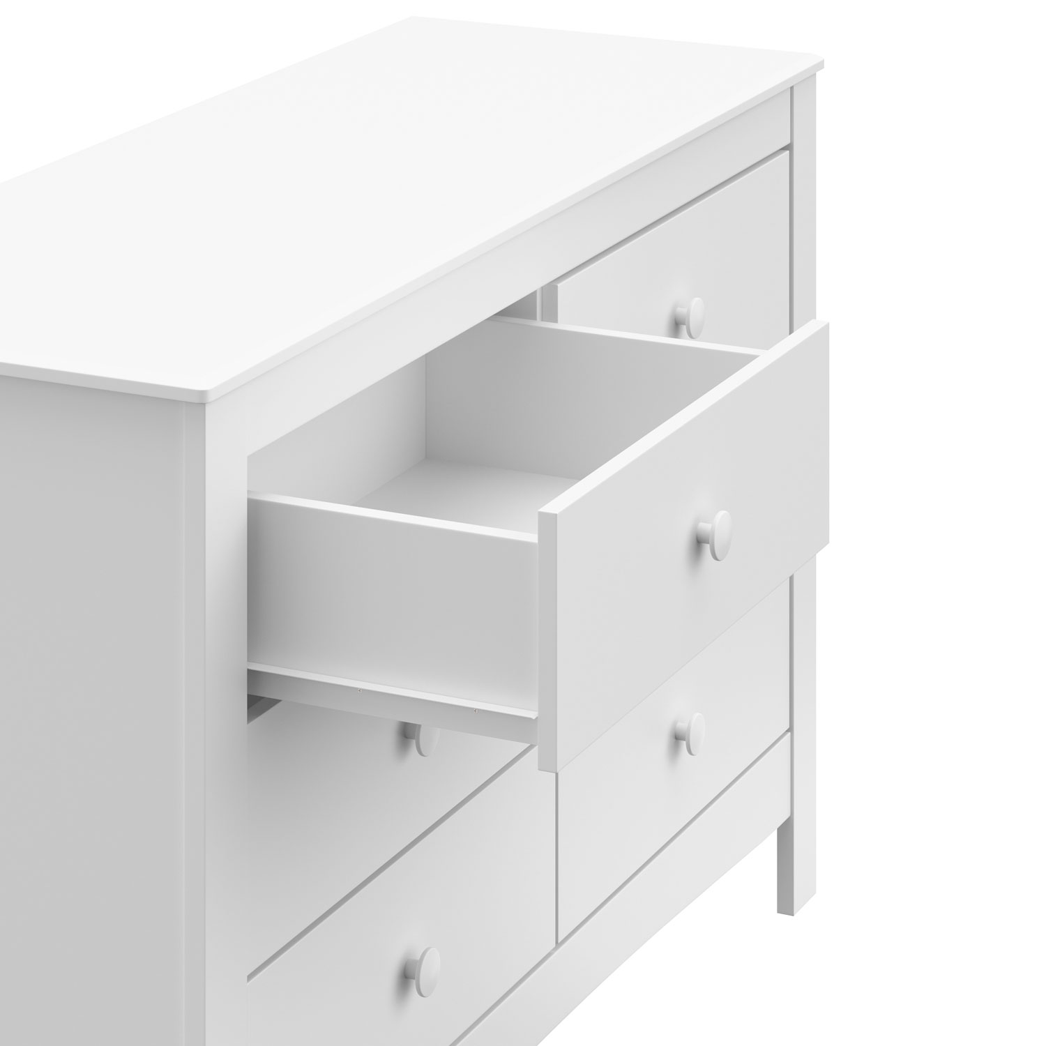 Commode double à 6 tiroirs Noah de Graco - Blanc