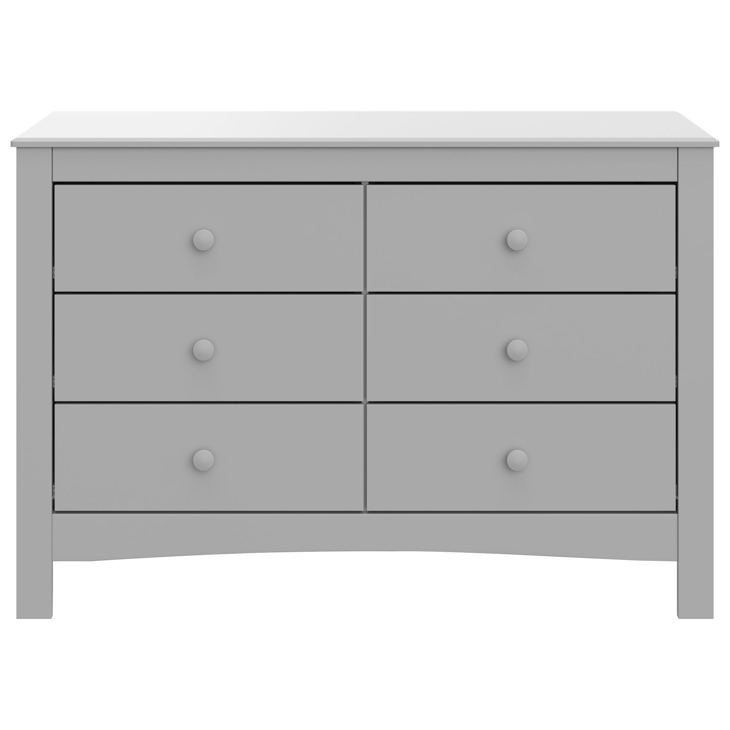 Commode double à 6 tiroirs Noah de Graco - Gris galet