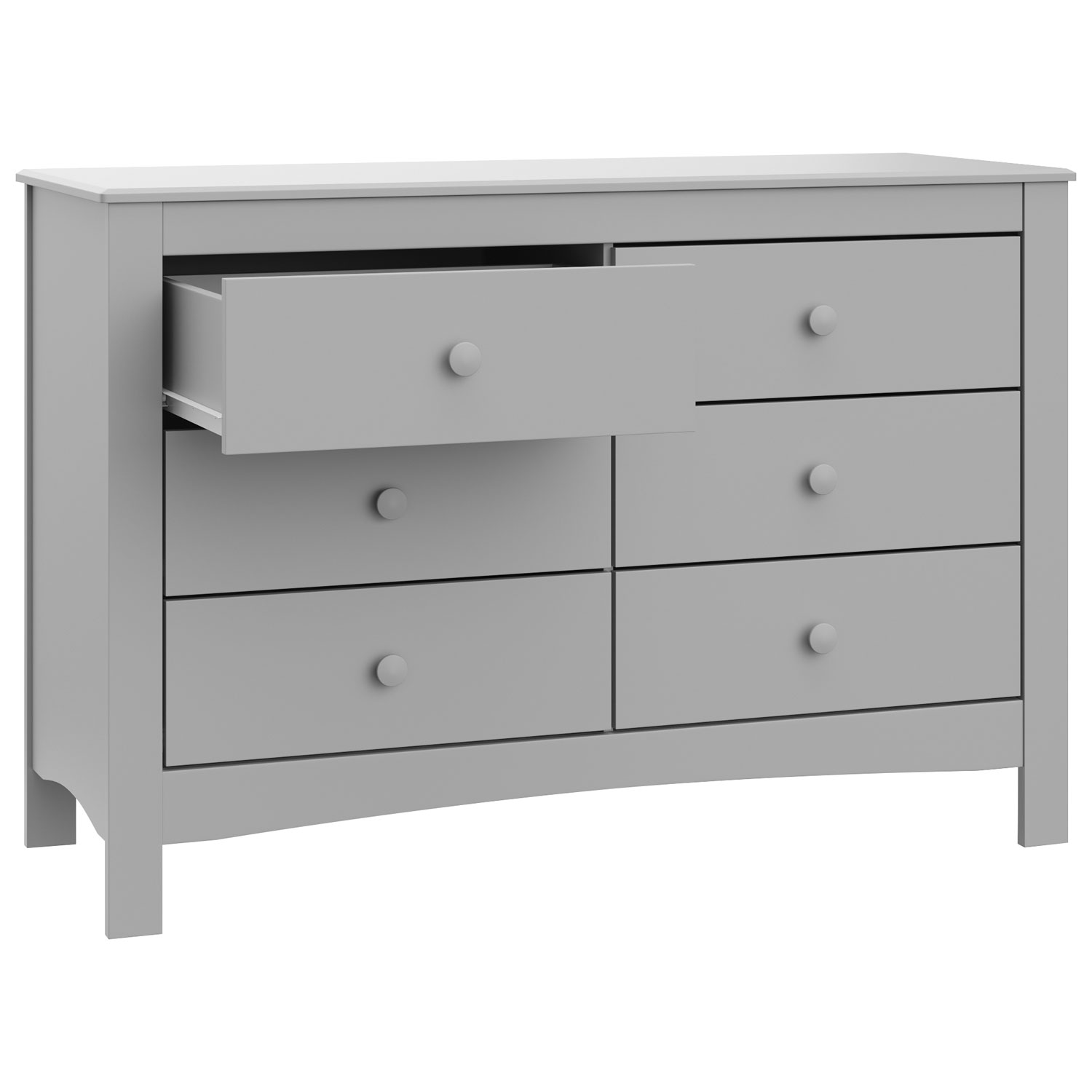 Commode double à 6 tiroirs Noah de Graco - Gris galet
