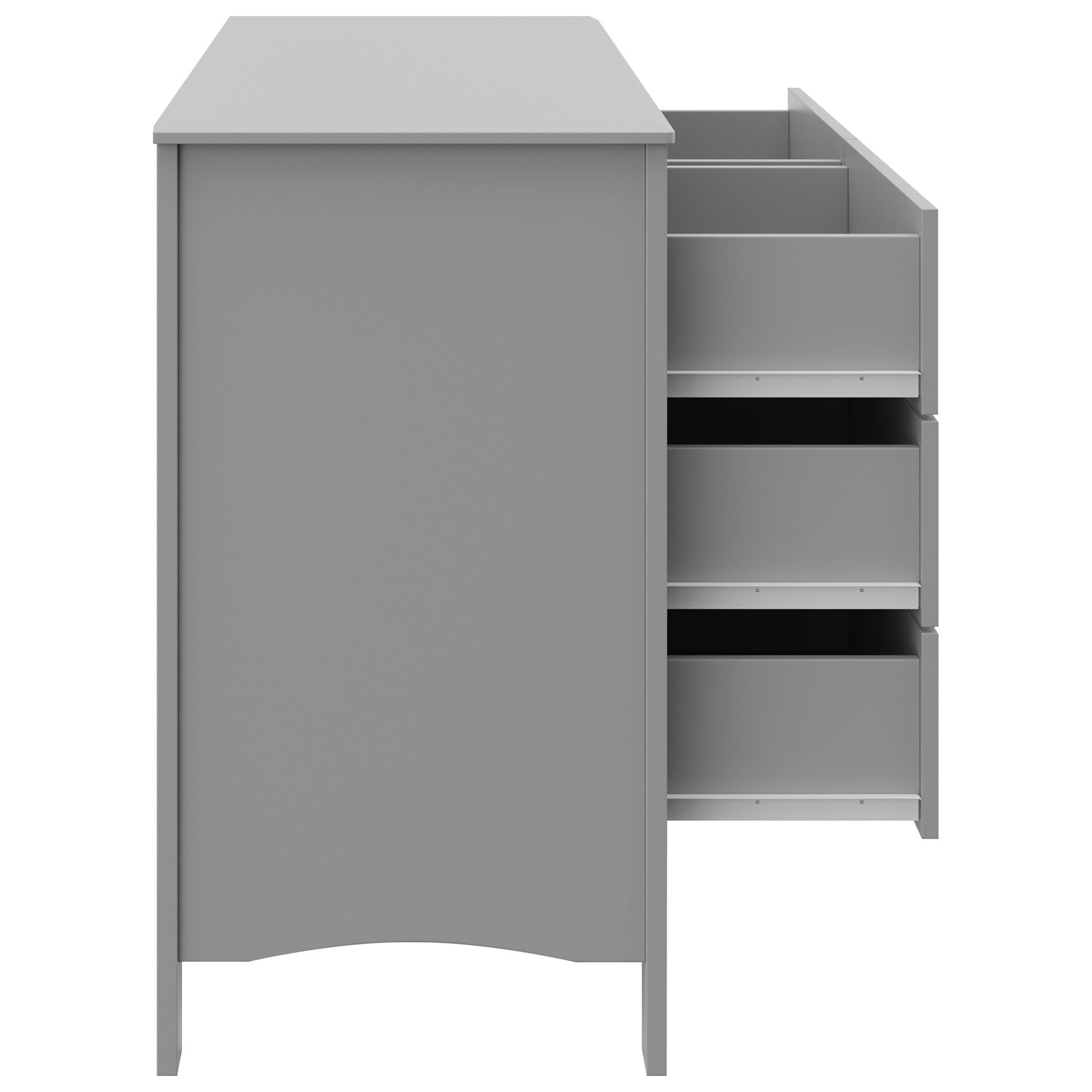 Commode double à 6 tiroirs Noah de Graco - Gris galet