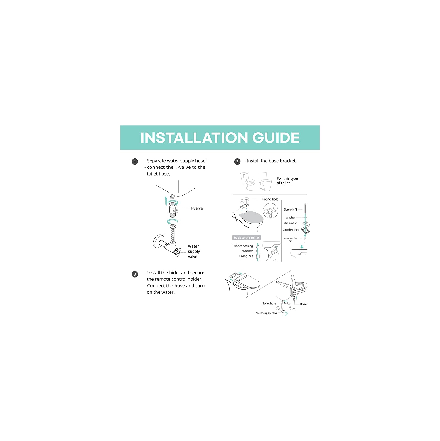 Bidet électronique VOVOSTYLEMENT VB-3000SE, siège allongé, chauffant, sec à chaud et à l'eau - Blanc