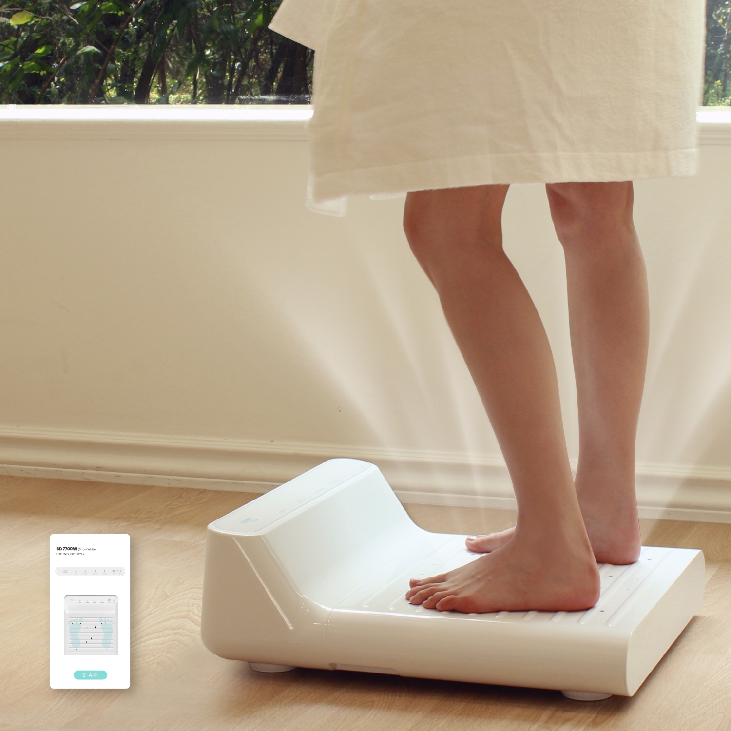 VOVOSTYLEMENT Toilette monobloc allongée intelligente TC-090 avec double chasse automatique, siège chauffant