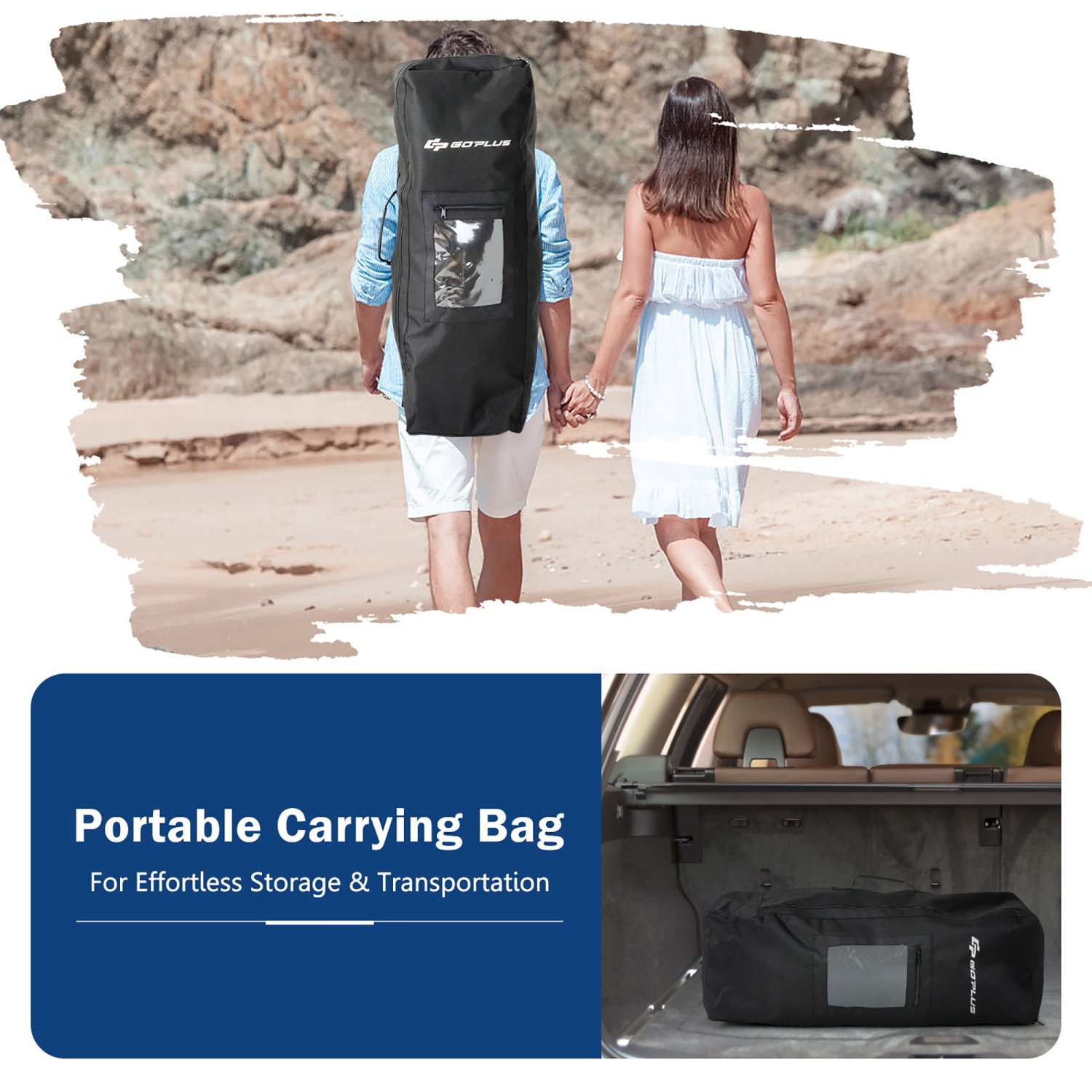 Goplus 10.5'\11' Inflatable Stand Up Paddle Board SUP Surfboard W/ Aluminum Paddle