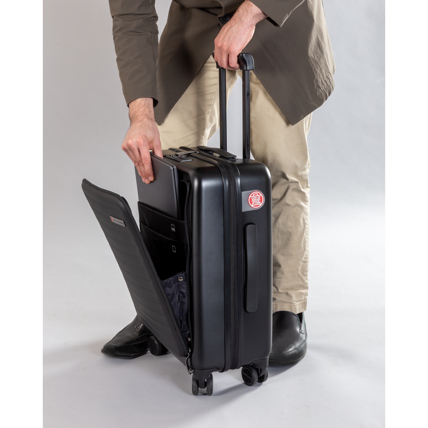 Air Canada Hybrid Spinner Rolling Luggage 21 Inch Hardside Carry-on Suitcase