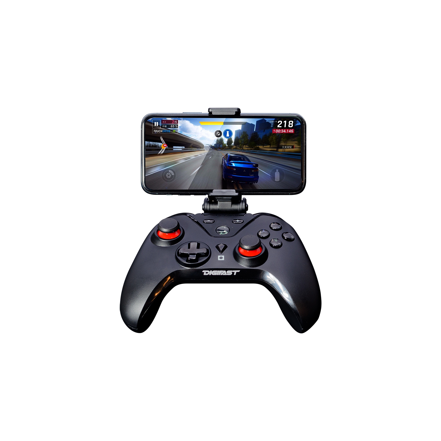 DIGIFAST Commander Series Gaming Wireless Controller, 10-Hour Rechargeable Battery, 1-Million Button Presses
