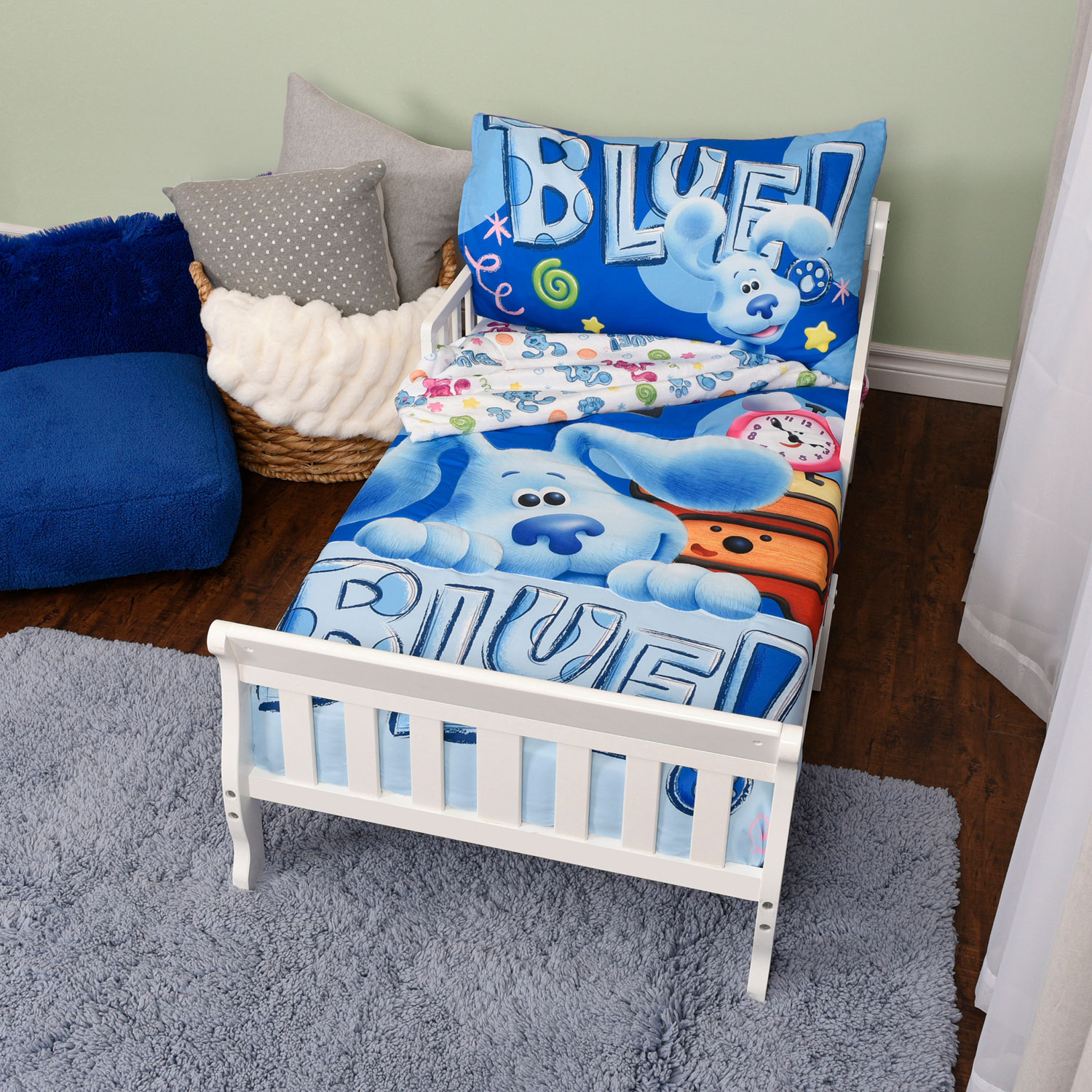Nemcor 3-Piece Bedding Set - Crib - Blues Clues