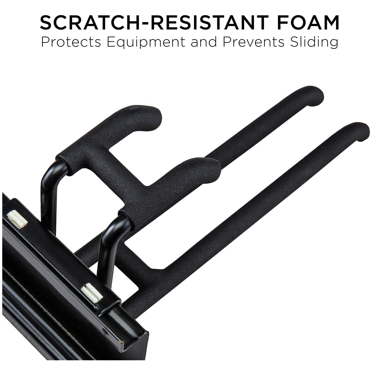 Tool Storage Rack, 8 Piece Garage Organizer, Metal, Wall Mounted, Holder for Broom, Mop, Rake Shovel & Tools, by Right-Hand Storage Solution