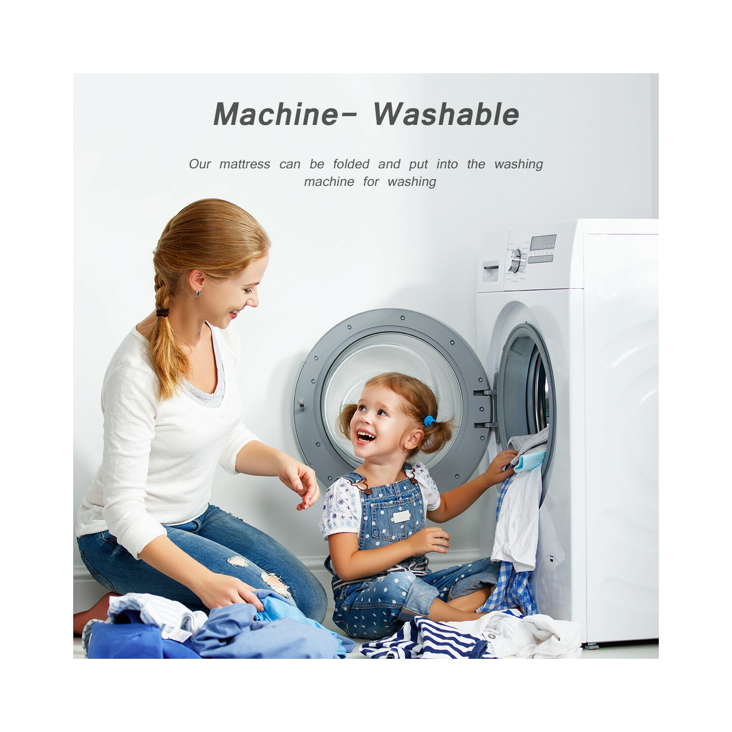 Costway Electric Heated Mattress Pad Safe 8 Temperature 10h Timer