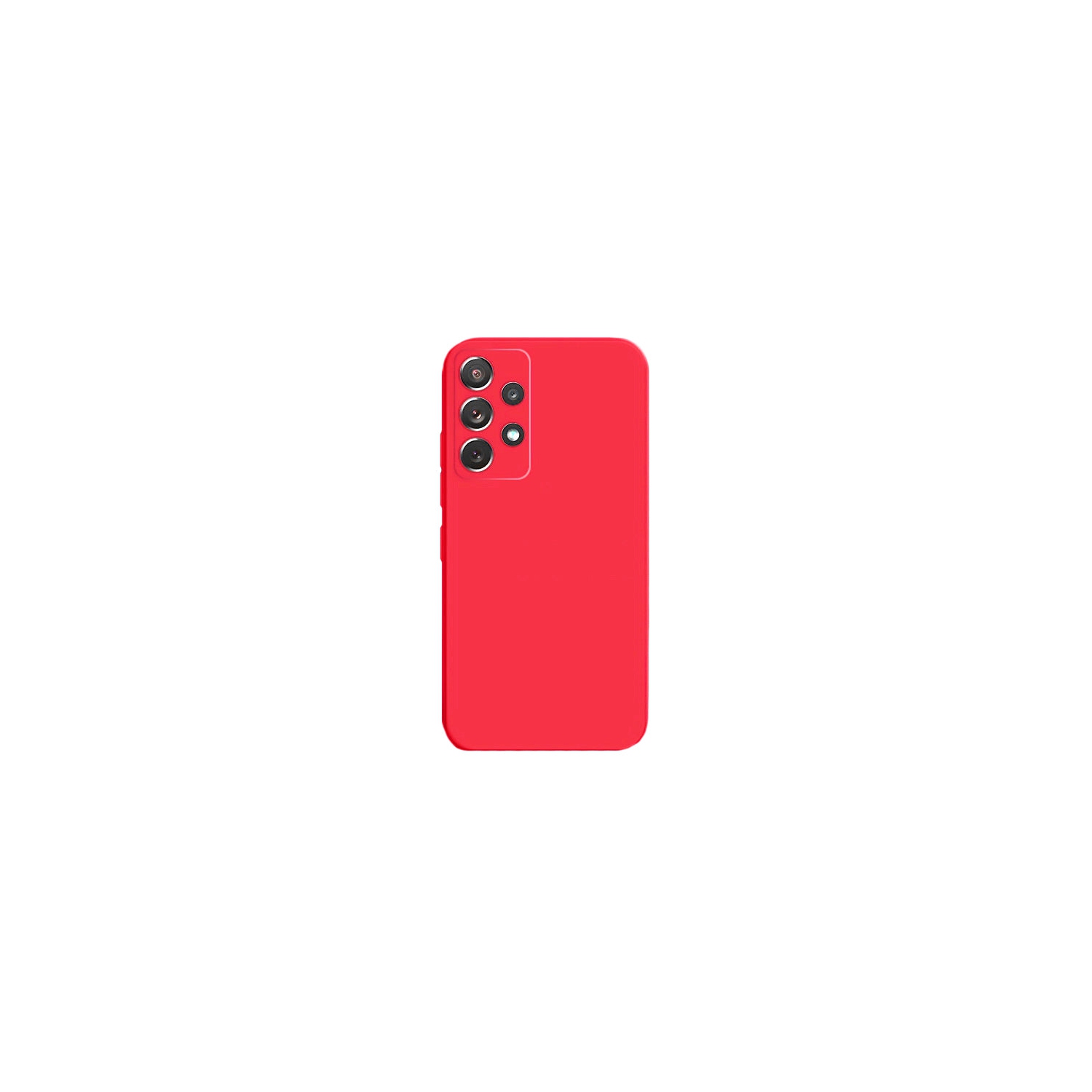 PANDACO Soft Shell Matte Red Case for Samsung Galaxy A52