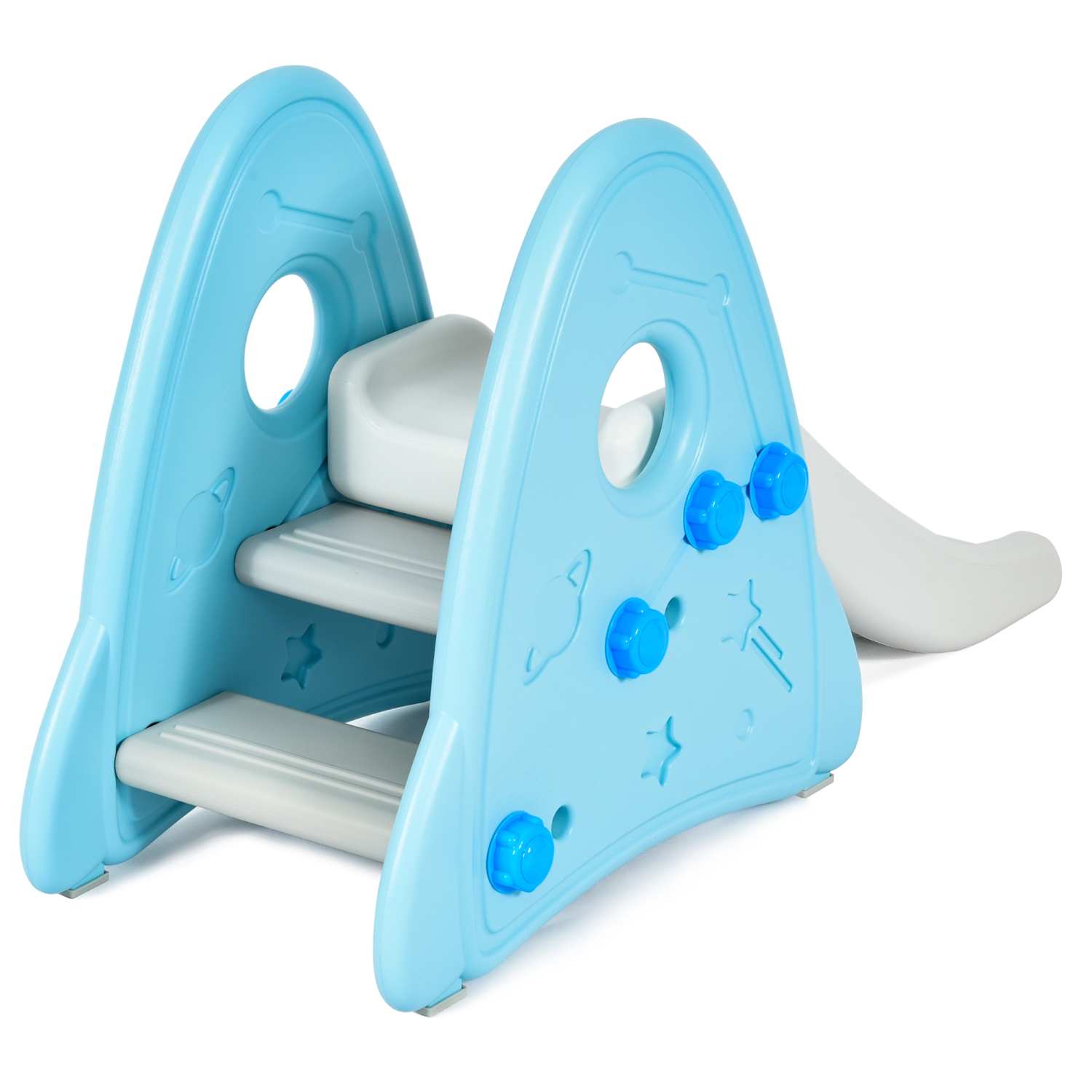Costway Freestanding Baby Slide Indoor First Play Climber Slide Set for Boys Girls